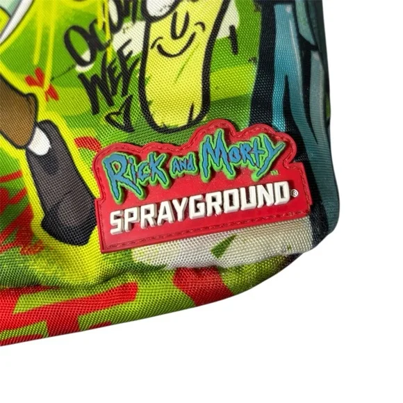 Sprayground Backpack Limited Edition Rick & Morty Genius AOP - Picture 11 of 14